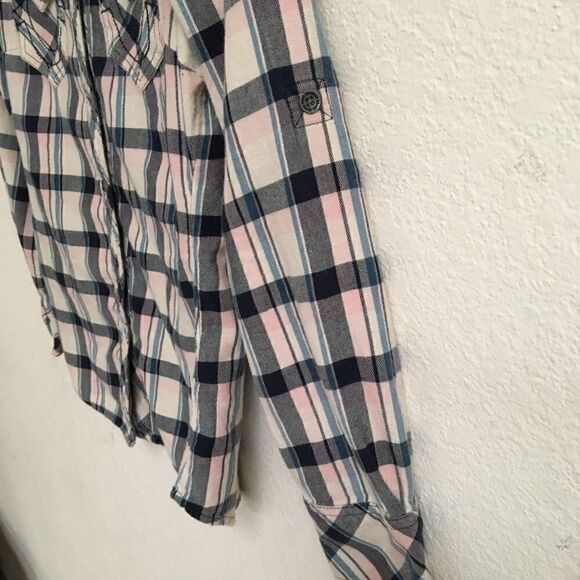 True Religion flannel button down shirt XS - Picture 4 of 10